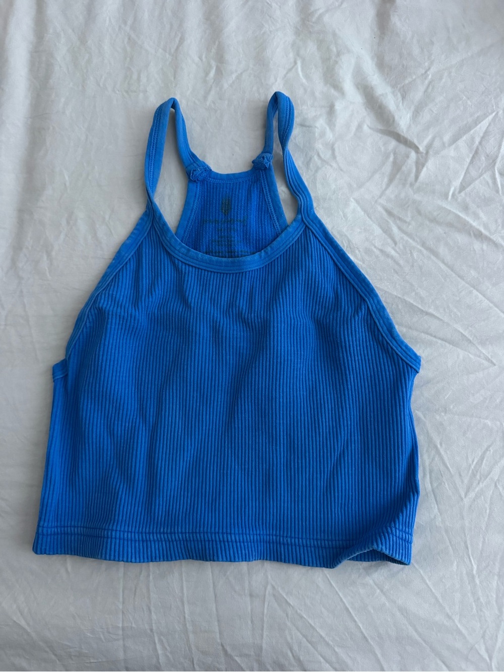 Free People Ribbed Crop Tank Top